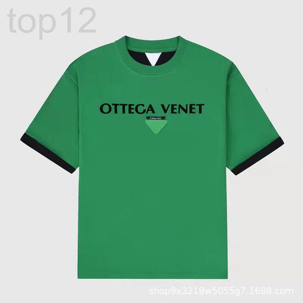 women's t-shirt designer high version 2022 new bv triangle flocking letter short sleeve t-shirt loose os for men and women vec8, White
women's t-shirt designer high version 2022 new bv triangle flocking letter short sleeve t-shirt loose os for men and women vec8, White