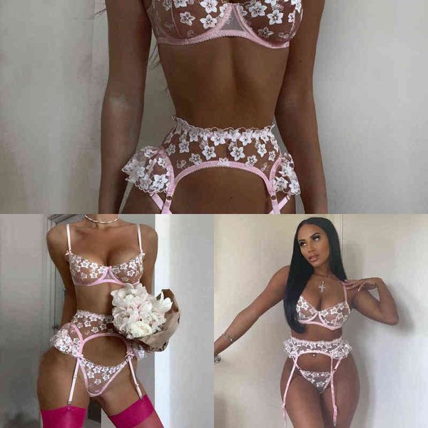 nxy lingerie women' three piece set winter flower embroidery with steel ring 3043, Red;black
nxy lingerie women' three piece set winter flower embroidery with steel ring 3043, Red;black
