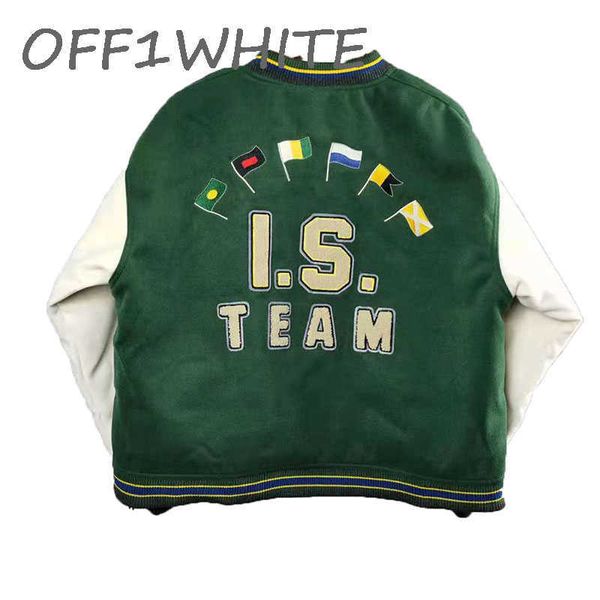 is remake 21ss high version tide brand loose green wool flag embroidered men's and women's baseball jacket, Black;brown
is remake 21ss high version tide brand loose green wool flag embroidered men's and women's baseball jacket, Black;brown