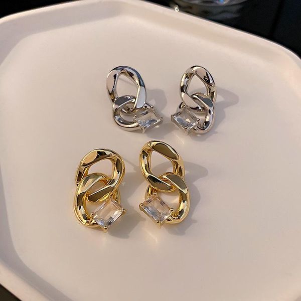 stud geometric chain earrings metallic cool fashion simple web celebrity for women, Golden;silver
stud geometric chain earrings metallic cool fashion simple web celebrity for women, Golden;silver