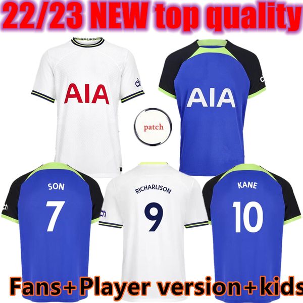 22 23 romero richarlison kane son kulusevski soccer jerseys hojbjerg 2022 2023 lucas dele third 3rd football kit shirt bryan tottenham men, Black;yellow
22 23 romero richarlison kane son kulusevski soccer jerseys hojbjerg 2022 2023 lucas dele third 3rd football kit shirt bryan tottenham men, Black;yellow