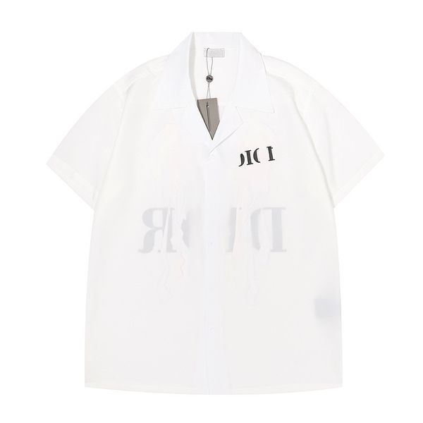 men's casual beach shirts men summer short sleeve silk bowling shirt man cardigan blouse fashion hawaii floral print luxury designer dr, White;black
men's casual beach shirts men summer short sleeve silk bowling shirt man cardigan blouse fashion hawaii floral print luxury designer dr, White;black