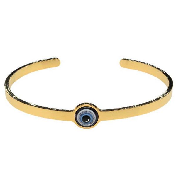 devil's eye opening adjustable stainless steel bracelet c-shaped simple titanium turkish blue eyes, Black
devil's eye opening adjustable stainless steel bracelet c-shaped simple titanium turkish blue eyes, Black