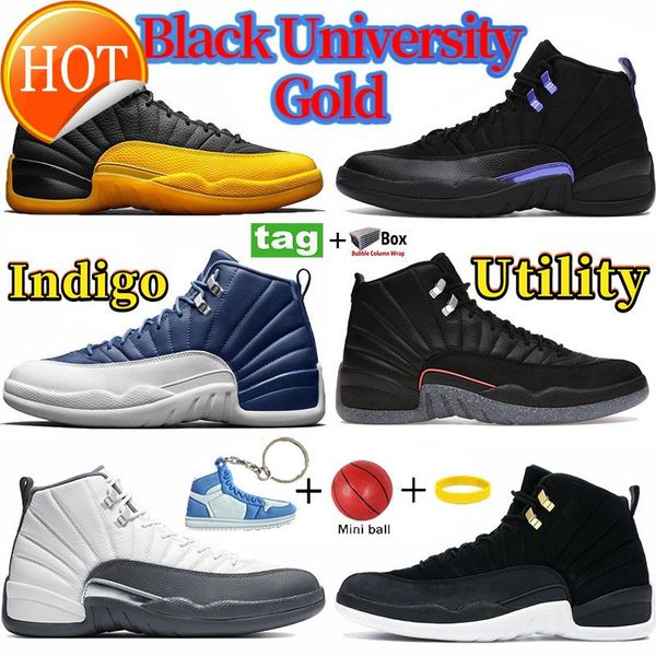 with box 12s black university gold dark concord 12 basketball shoes indigo reverse flu game taxi utility twist royalty sneakers low easter
with box 12s black university gold dark concord 12 basketball shoes indigo reverse flu game taxi utility twist royalty sneakers low easter