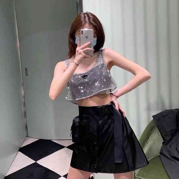 badge triangle t shirts barnd p vest flashing rhinestone hollow mesh camisole womens clothing t-shirt halter tanks tees isy6, Black;white 
badge triangle t shirts barnd p vest flashing rhinestone hollow mesh camisole womens clothing t-shirt halter tanks tees isy6, Black;white