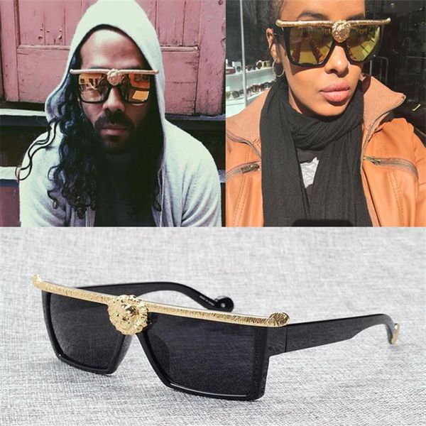 new fashion wild lion head decoration sunglasses women men brand design square frame sun glasses designer sunglasses oculos de sol276w, White;black
new fashion wild lion head decoration sunglasses women men brand design square frame sun glasses designer sunglasses oculos de sol276w, White;black