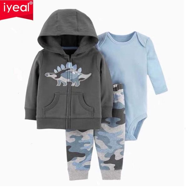 iyeal baby clothes set toddler boys casual cartoon hooded jacket trousers bodysuits 3pcs newborn girls boy clothing outfits, White
iyeal baby clothes set toddler boys casual cartoon hooded jacket trousers bodysuits 3pcs newborn girls boy clothing outfits, White