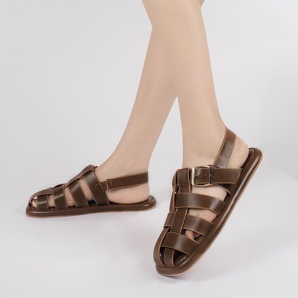 sandals women's metallic buckle caged slingback 2022 summer fishman shoes ladies retro square toe flat sandaliassandals, Black
sandals women's metallic buckle caged slingback 2022 summer fishman shoes ladies retro square toe flat sandaliassandals, Black