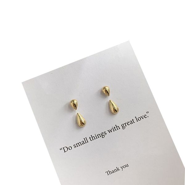 personality two ways to wear water drop metal stud earrings for women trendy simple delicate boucle jewelry, Golden;silver
personality two ways to wear water drop metal stud earrings for women trendy simple delicate boucle jewelry, Golden;silver