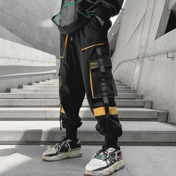 hip hop mens streetwear pants men cargo jogger casual trousers multiple pockets harem male fashion sweatpants 220719, Black
hip hop mens streetwear pants men cargo jogger casual trousers multiple pockets harem male fashion sweatpants 220719, Black