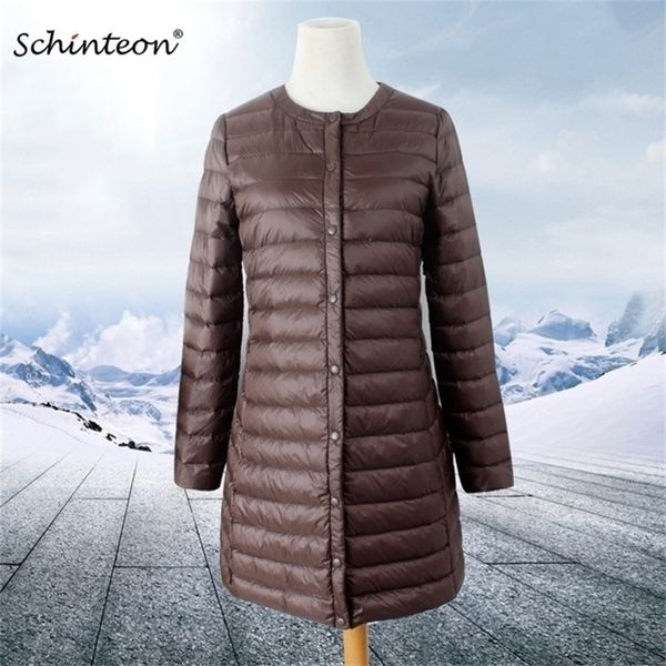 women jacket ultra light white duck down long coat thin inner bottoming garment slim autumn arrival y201026, Black
women jacket ultra light white duck down long coat thin inner bottoming garment slim autumn arrival y201026, Black