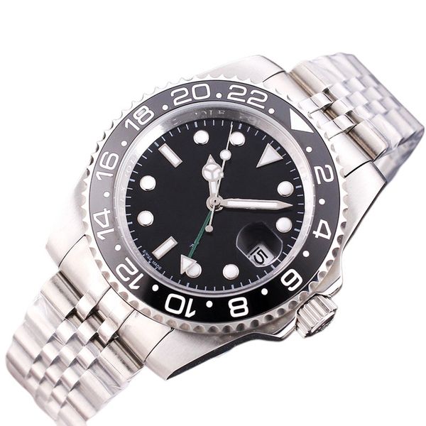 men's automatic mechanical watch 40mm904l stainless steel strap ceramic bezel 2836 movement business classic sports diving watch watche, Slivery;brown
men's automatic mechanical watch 40mm904l stainless steel strap ceramic bezel 2836 movement business classic sports diving watch watche, Slivery;brown