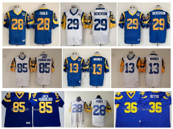 throwback football jersey eric dickerson kurt warner marshall faulk jack youngblood deacon jones jerome bettis m&n blue white size m-xxxl, Black;red
throwback football jersey eric dickerson kurt warner marshall faulk jack youngblood deacon jones jerome bettis m&n blue white size m-xxxl, Black;red