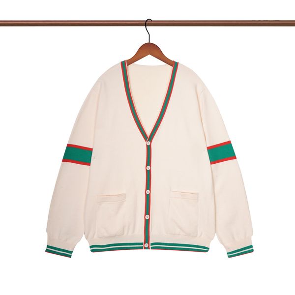 women sweater knit designer autumn winter cardigans knitted loose coat double letter printed sweaters ladies outer wear thick streetwear, White;black
women sweater knit designer autumn winter cardigans knitted loose coat double letter printed sweaters ladies outer wear thick streetwear, White;black