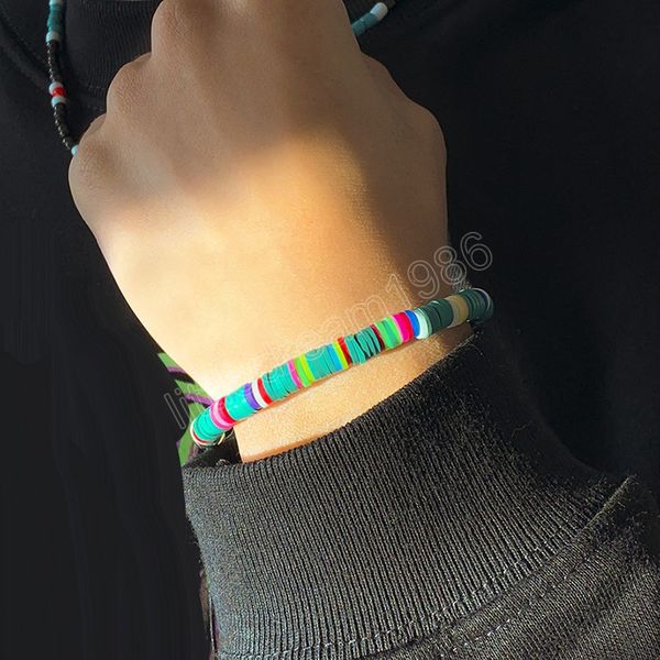 bohemia green polymer clay bracelets for men trendy adjustable long rope hand chains fashion bracelet jewelry on hand gifts, Golden;silver
bohemia green polymer clay bracelets for men trendy adjustable long rope hand chains fashion bracelet jewelry on hand gifts, Golden;silver