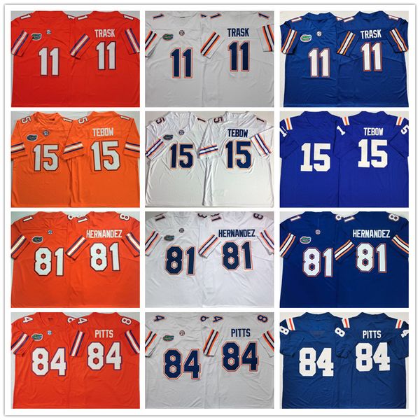 15 tim tebow jersey 81 aaron hernandez 84 kyle pitts jerseys 11 kyle trask 6 jeff driskel 22 emmitt smith ncaa florida gators stitched ameri, Black
15 tim tebow jersey 81 aaron hernandez 84 kyle pitts jerseys 11 kyle trask 6 jeff driskel 22 emmitt smith ncaa florida gators stitched ameri, Black