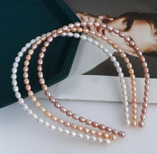 girl simple and versatile pearl hair hoop headbands temperament sweet freshwater rice pearl headdress available in three colors, Silver
girl simple and versatile pearl hair hoop headbands temperament sweet freshwater rice pearl headdress available in three colors, Silver