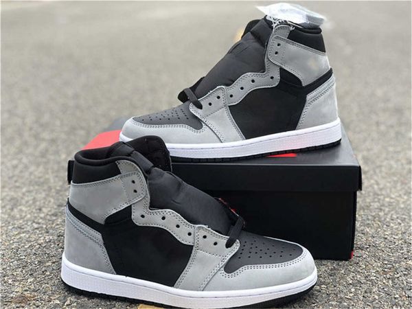 2022 authentic 1 shadow 2.0 men basketball shoes 555088-035 black light smoke grey white sports sneakers with original box
2022 authentic 1 shadow 2.0 men basketball shoes 555088-035 black light smoke grey white sports sneakers with original box
