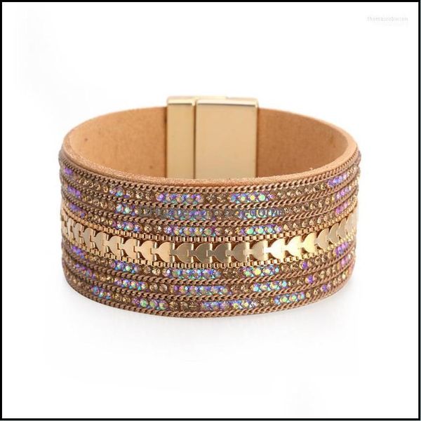 bangle bracelets jewelry leather for women femme crystal lined boho wide wrap bangles bracelet female drop dmg, Black
bangle bracelets jewelry leather for women femme crystal lined boho wide wrap bangles bracelet female drop dmg, Black