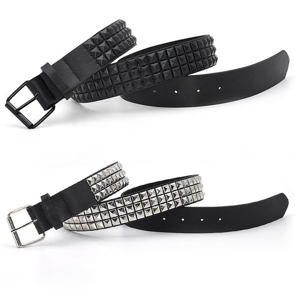 pyramid fashion rivet belt men&women's studded punk rock with pin buckle waistband 220411, Black;brown
pyramid fashion rivet belt men&women's studded punk rock with pin buckle waistband 220411, Black;brown