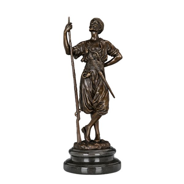 arabian man statue bronze antique sculpture art male figurine home decoration, Silver
arabian man statue bronze antique sculpture art male figurine home decoration, Silver