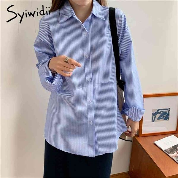 striped button blouses women single breasted turn-down collar long sleeve slit clothing summer fashion shirts 210607, White
striped button blouses women single breasted turn-down collar long sleeve slit clothing summer fashion shirts 210607, White