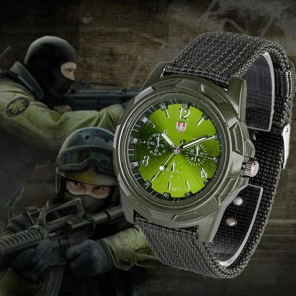 men nylon band military watch gemius army quartz movement sports casual wristwatches women, Slivery;brown
men nylon band military watch gemius army quartz movement sports casual wristwatches women, Slivery;brown