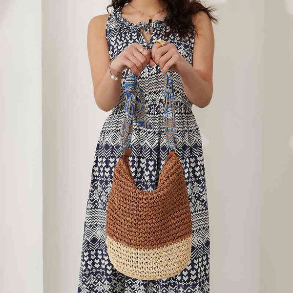 shopping bags women handbags woven straw casual summer ladies shoulder bag rattan paper bucket female crossbody fashion large beach tote 220
shopping bags women handbags woven straw casual summer ladies shoulder bag rattan paper bucket female crossbody fashion large beach tote 220