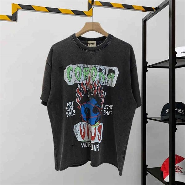 gallerydepts street designer shirt hip hop high fashion brand gd used wash loose round neck print short sleeve t-shirt men f95d, White;black
gallerydepts street designer shirt hip hop high fashion brand gd used wash loose round neck print short sleeve t-shirt men f95d, White;black