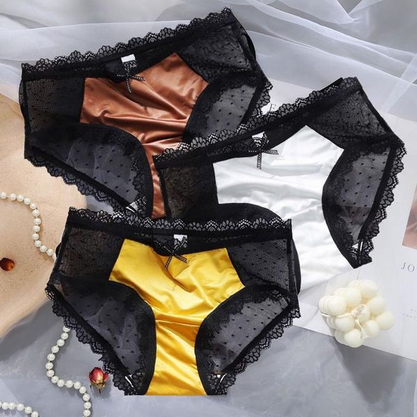womens lace underwear panties girly soft and comfortable bow mid-waist pure cotton, Black;pink
womens lace underwear panties girly soft and comfortable bow mid-waist pure cotton, Black;pink