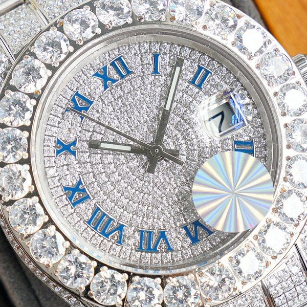 full diamond mens watch automatic mechanical watches 42mm stainless steel 904l swarovski men wristwatch fashion wristwatches montre de luxe, Slivery;brown
full diamond mens watch automatic mechanical watches 42mm stainless steel 904l swarovski men wristwatch fashion wristwatches montre de luxe, Slivery;brown