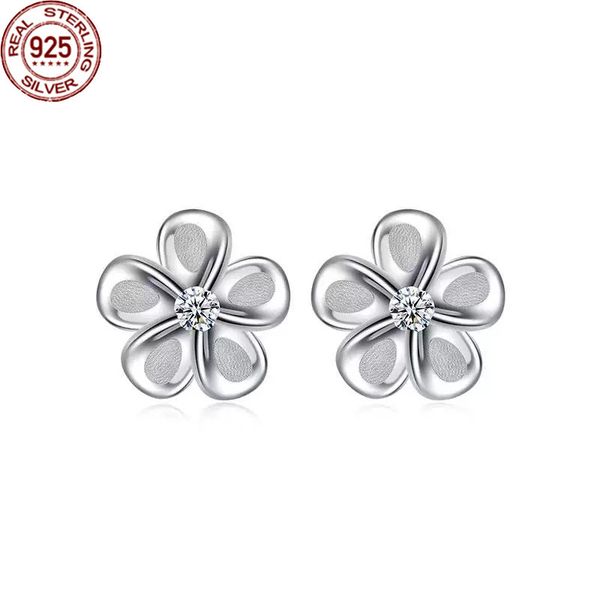 popular 925 silver ear nail flower women's simple temperament frosted earrings charm zircon jewelry female fine fashion, Golden
popular 925 silver ear nail flower women's simple temperament frosted earrings charm zircon jewelry female fine fashion, Golden