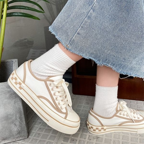 sepatu platform wanita lucu modis musim panas kasual warna kanvas sneakers vulkanis, Black
sepatu platform wanita lucu modis musim panas kasual warna kanvas sneakers vulkanis, Black