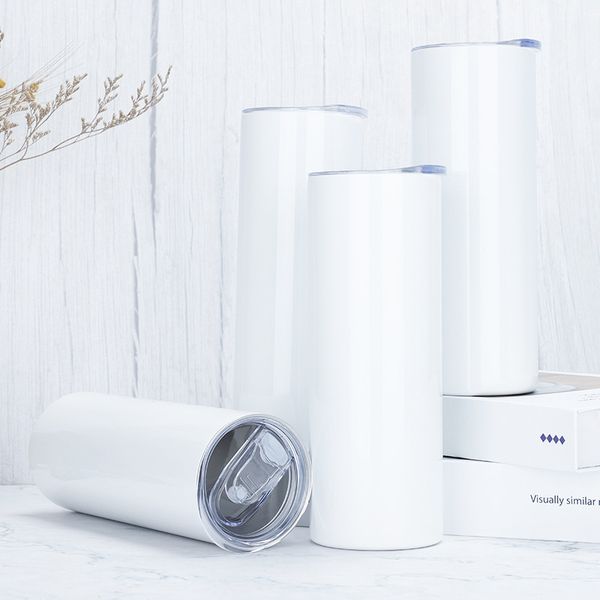 20oz white thermal sublimation straight body thermos cup drinkware sealed cover stainless steel cup with straw
20oz white thermal sublimation straight body thermos cup drinkware sealed cover stainless steel cup with straw