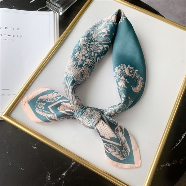 silk square scarf women hairband neck scarves foulard shawl wrap lady fashion floral print neckerchief female bandana 220704, Blue;gray
silk square scarf women hairband neck scarves foulard shawl wrap lady fashion floral print neckerchief female bandana 220704, Blue;gray