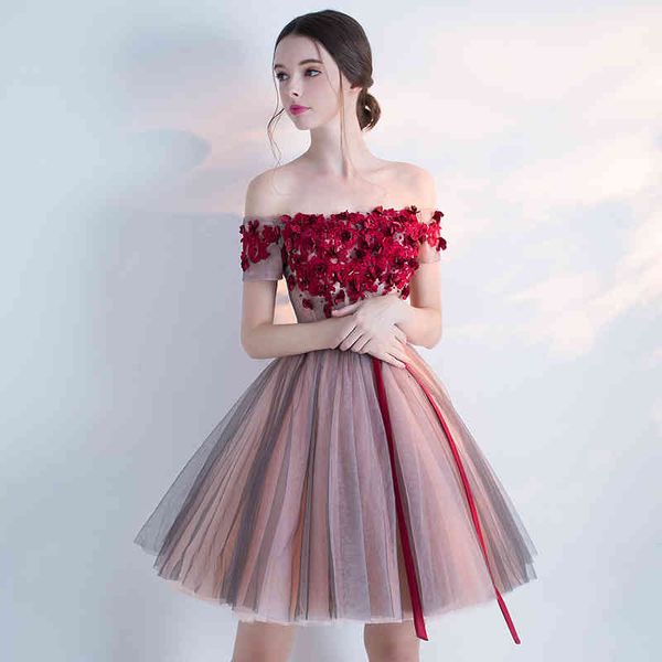 ball gown wedding dresses toasting dress bridal dress short engagement pompous skirt cocktail party dinner fashion bra, White
ball gown wedding dresses toasting dress bridal dress short engagement pompous skirt cocktail party dinner fashion bra, White