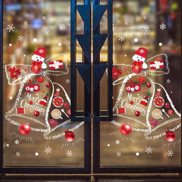 factory outlet new year's day decorations christmas tree glass stickers scene layout window shop door
factory outlet new year's day decorations christmas tree glass stickers scene layout window shop door