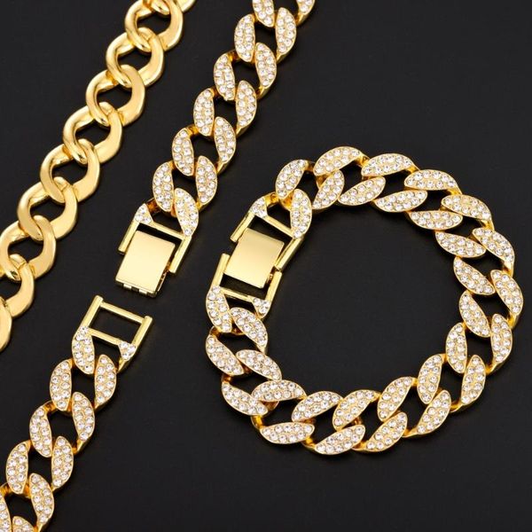 link, chain 2022 luxury 16mm iced out cuban link bracelet for women men gold silver color bling rhinestone jewelry a+++, Black
link, chain 2022 luxury 16mm iced out cuban link bracelet for women men gold silver color bling rhinestone jewelry a+++, Black