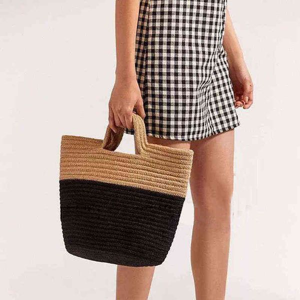 women handbag summer beach bag handmade rattan woven knitted large capacity totes bohemia straw women shoulder bag new g220519
women handbag summer beach bag handmade rattan woven knitted large capacity totes bohemia straw women shoulder bag new g220519
