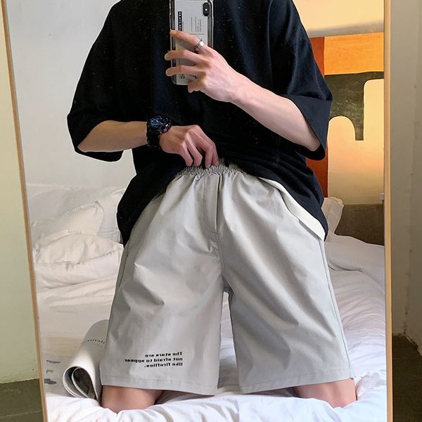 summer streewear men shorts harajuku oversized fashion beach male short pants knee length man elastic waist trousers, Black;brown
summer streewear men shorts harajuku oversized fashion beach male short pants knee length man elastic waist trousers, Black;brown