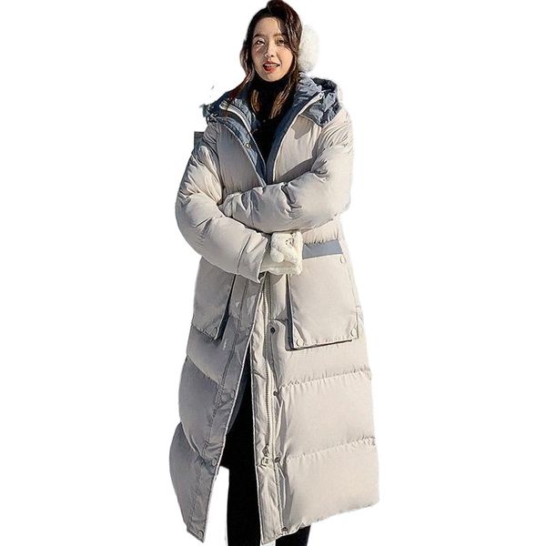women's down & parkas 2021 winter long coat women korean style loose mid-length over-knee padded 29lq#, Black
women's down & parkas 2021 winter long coat women korean style loose mid-length over-knee padded 29lq#, Black