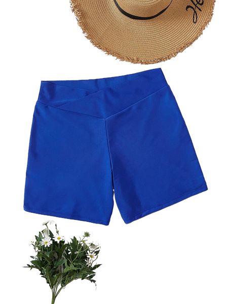 plus plain simple bikini shorts k7uw#, Black