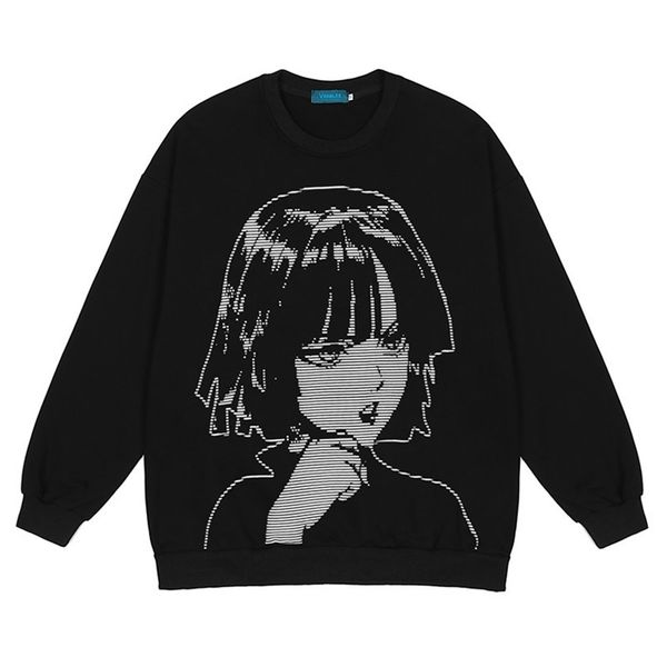 sweatshirt men high streetwear japan anime kawaii printed hoodies men's harajuku women oversized autumn winter sweatshirts 220325, Black
sweatshirt men high streetwear japan anime kawaii printed hoodies men's harajuku women oversized autumn winter sweatshirts 220325, Black
