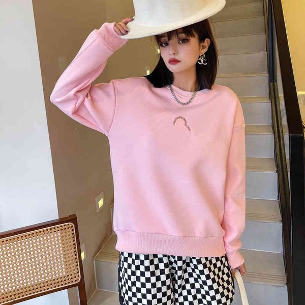 women's sweaters spring women's drill round neck simple loose solid color korean pullover, White;black
women's sweaters spring women's drill round neck simple loose solid color korean pullover, White;black