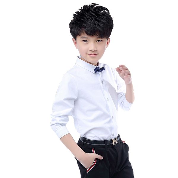 children boys shirts cotton solid black&white shirt with tie boys for 3-15 years teenage school performing costumes blouse 220808, White;black
children boys shirts cotton solid black&white shirt with tie boys for 3-15 years teenage school performing costumes blouse 220808, White;black