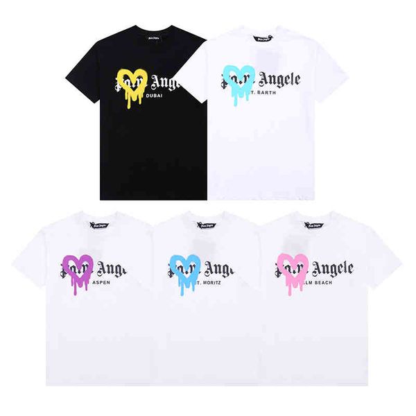 paimangler new pa short sleeve love spray paint fashion brand t-shirt men's bottomed shirt men's and women's same style, White;black
paimangler new pa short sleeve love spray paint fashion brand t-shirt men's bottomed shirt men's and women's same style, White;black