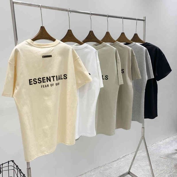 ess short new fashion brand back letter fog sleeve high street loose men's and women's t-shirt high-quality trendy t-shirts, Black
ess short new fashion brand back letter fog sleeve high street loose men's and women's t-shirt high-quality trendy t-shirts, Black