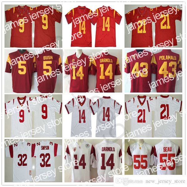 2022 ncaa usc trojans college football wear 14 sam darnold reggie bush juju smith-schuster adoree' jackson troy polamalu oj simpson jun, Black
2022 ncaa usc trojans college football wear 14 sam darnold reggie bush juju smith-schuster adoree' jackson troy polamalu oj simpson jun, Black
