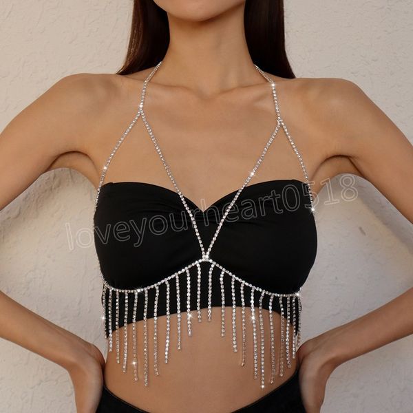rhinestone tassel body chain for women body jewelry 2022 beach bikini flash diamond chain necklace nightclub, Slivery;golden
rhinestone tassel body chain for women body jewelry 2022 beach bikini flash diamond chain necklace nightclub, Slivery;golden