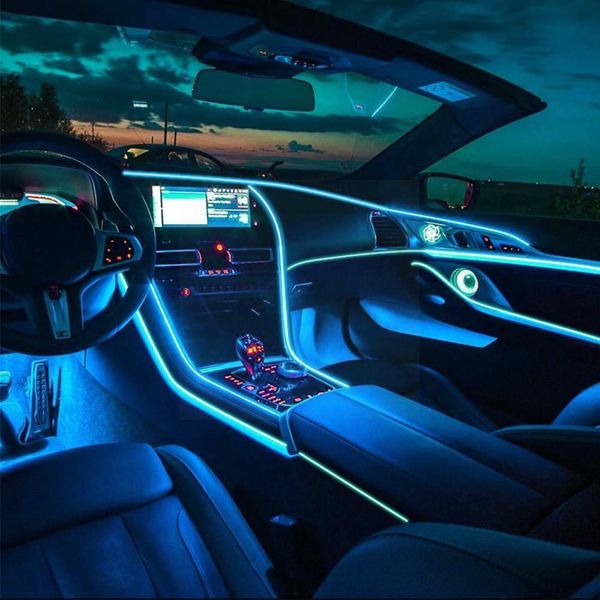1m/3m/5m car interior led decorative lamp el wiring neon strip for auto diy flexible ambient light usb party atmosphere dio t1y7
1m/3m/5m car interior led decorative lamp el wiring neon strip for auto diy flexible ambient light usb party atmosphere dio t1y7